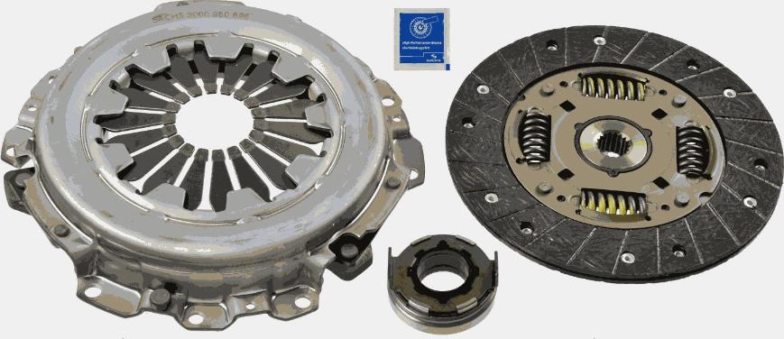 SACHS 3000 950 657 - Set ambreiaj aaoparts.ro