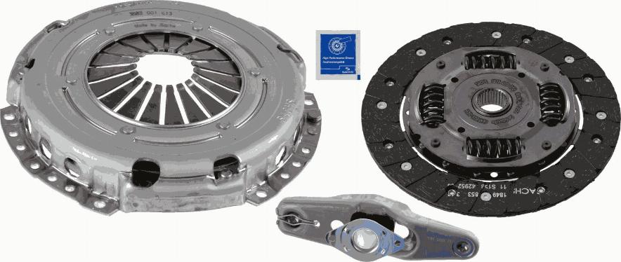 SACHS 3000 950 100 - Set ambreiaj aaoparts.ro