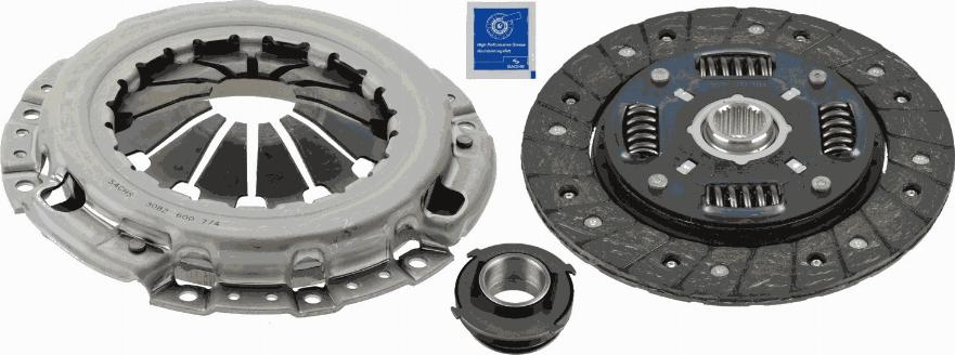 SACHS 3000 951 475 - Set ambreiaj aaoparts.ro