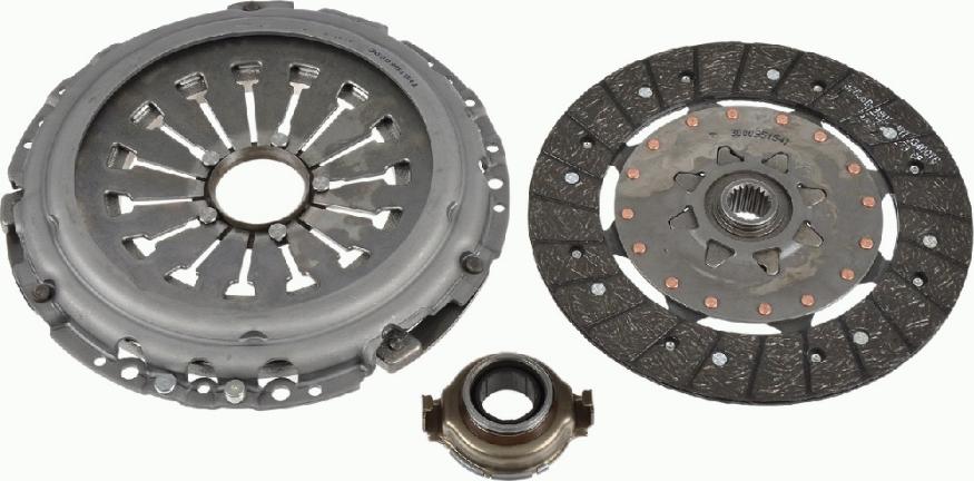 SACHS 3000 951 541 - Set ambreiaj aaoparts.ro