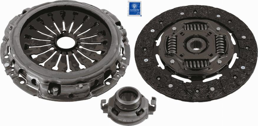 SACHS 3000 951 557 - Set ambreiaj aaoparts.ro