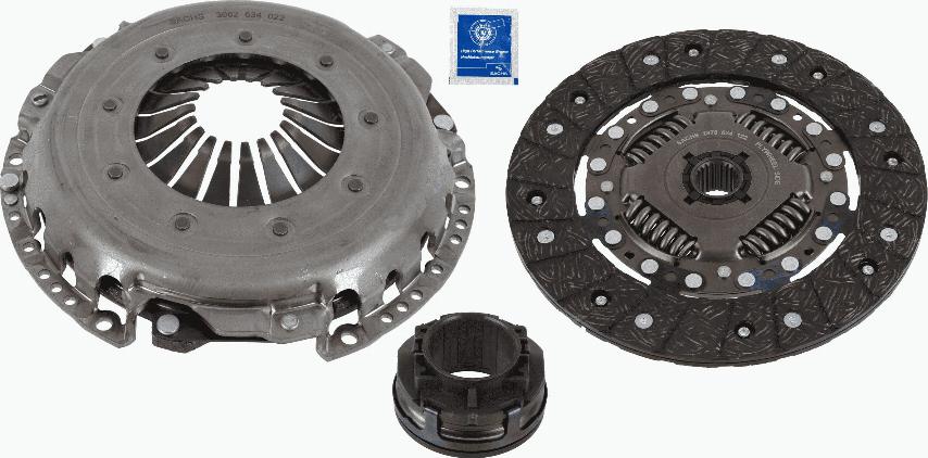 SACHS 3000 951 637 - Set ambreiaj aaoparts.ro