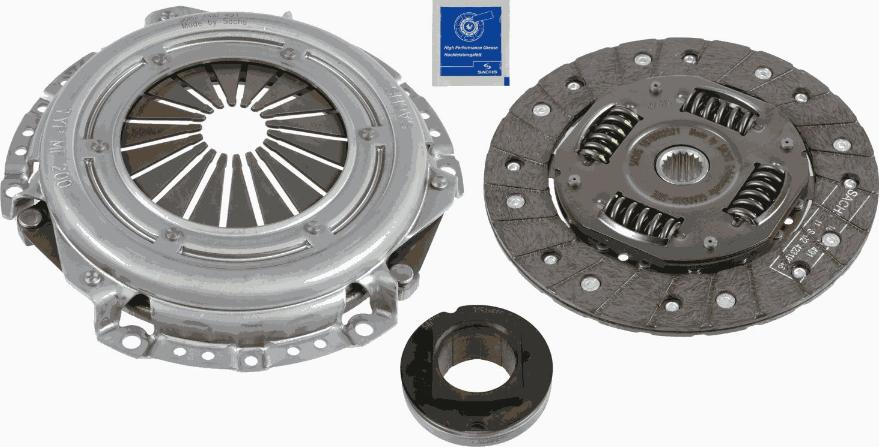 SACHS 3 000 951 012 - Set ambreiaj aaoparts.ro