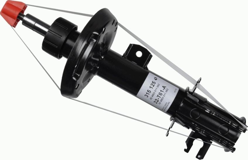 SACHS 315 125 - Amortizor aaoparts.ro