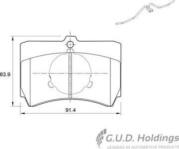 SAFELINE D968 - Set placute frana,frana disc aaoparts.ro