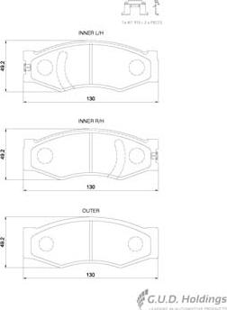 SAFELINE D973 - Set placute frana,frana disc aaoparts.ro