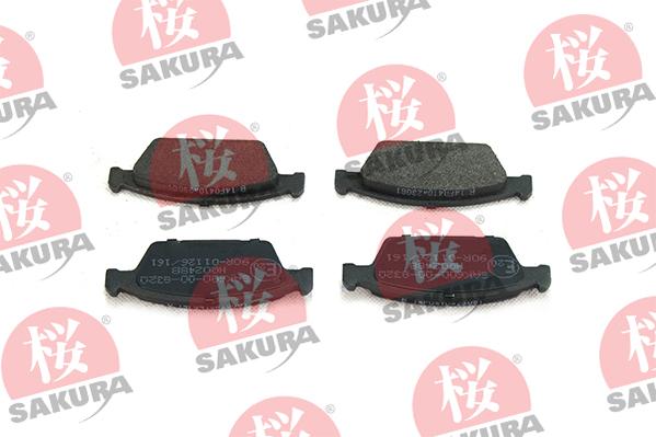 SAKURA 600-00-8320 - Set placute frana,frana disc aaoparts.ro