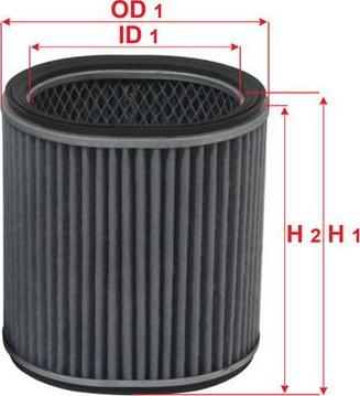 SAKURA Automotive A-1060 - Filtru aer aaoparts.ro