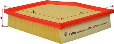 BOSCH F 026 400 456 - Filtru aer aaoparts.ro