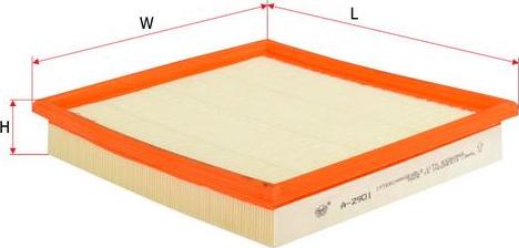 Uniflux Filters XA2038 - Filtru aer aaoparts.ro