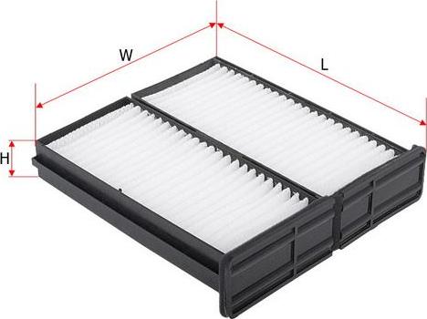 SAKURA Automotive CA-1001-S - Filtru, aer habitaclu aaoparts.ro