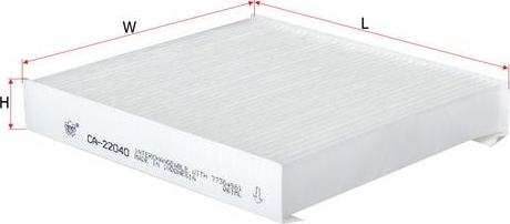 SAKURA Automotive CA-22040 - Filtru, aer habitaclu aaoparts.ro