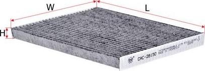 SAKURA Automotive CAC-28150 - Filtru, aer habitaclu aaoparts.ro