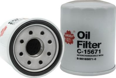 Sakura Filters AU C-15671 - Filtru ulei aaoparts.ro