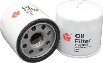 Sakura Filters AU C-8036 - Filtru ulei aaoparts.ro