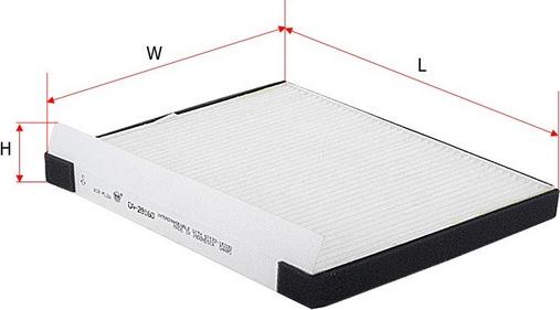 Sakura Filters AU CA-28160 - Filtru, aer habitaclu aaoparts.ro