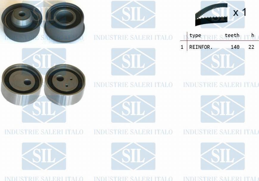 Saleri SIL TK1487 - Set curea de distributie aaoparts.ro