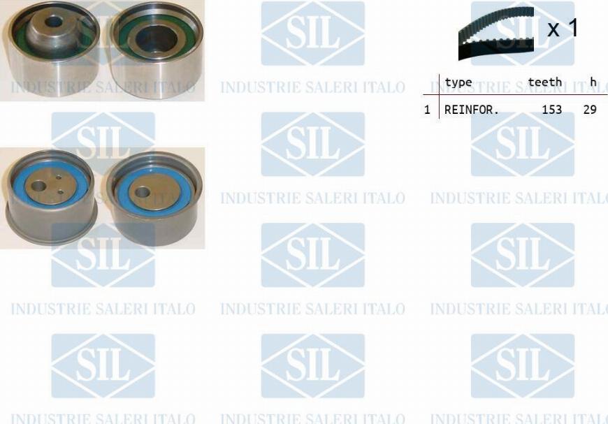 Saleri SIL TK1436 - Set curea de distributie aaoparts.ro