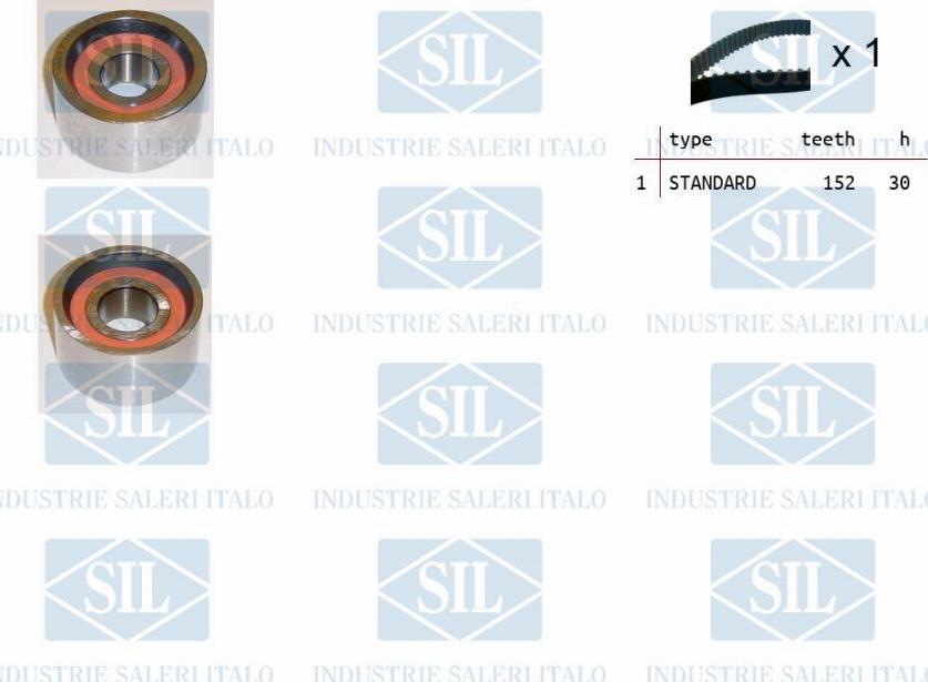 Saleri SIL TK1044 - Set curea de distributie aaoparts.ro