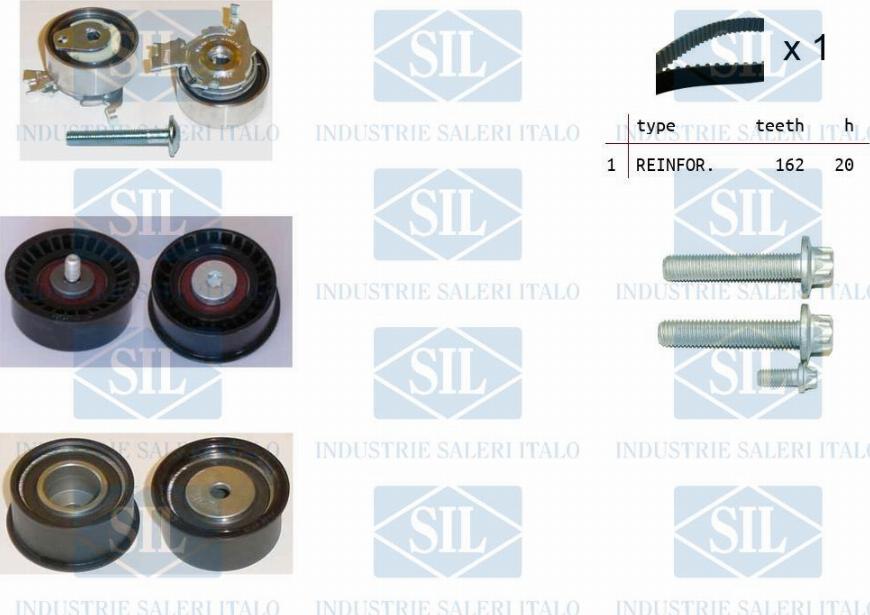 Saleri SIL TK1040 - Set curea de distributie aaoparts.ro