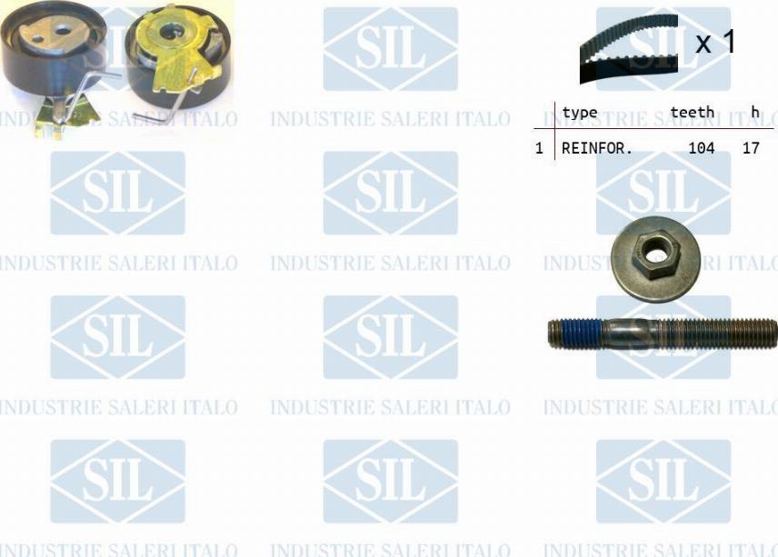 Saleri SIL TK1051 - Set curea de distributie aaoparts.ro