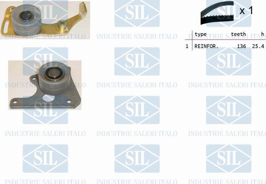 Saleri SIL TK1020 - Set curea de distributie aaoparts.ro