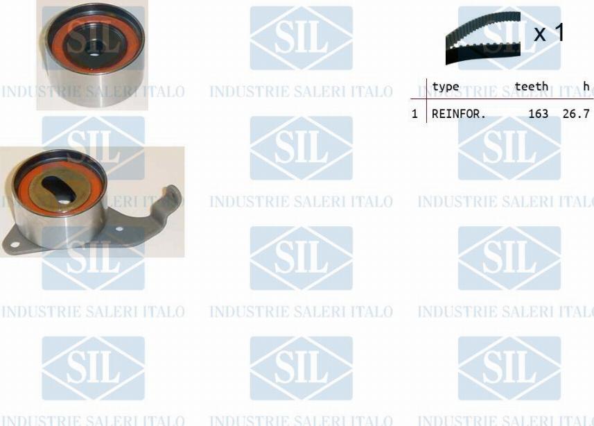Saleri SIL TK1190 - Set curea de distributie aaoparts.ro