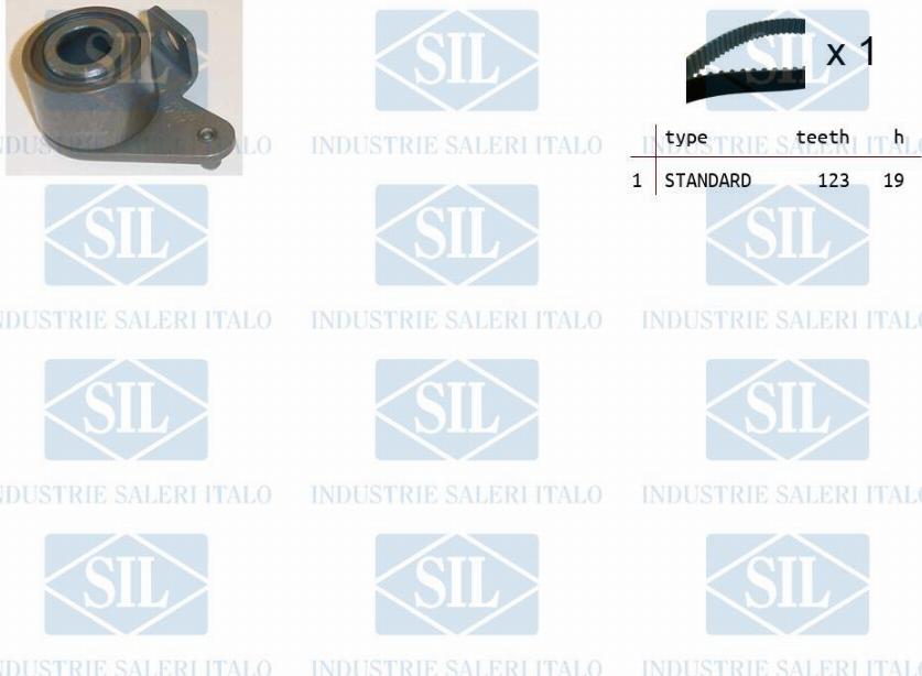 Saleri SIL TK1161 - Set curea de distributie aaoparts.ro