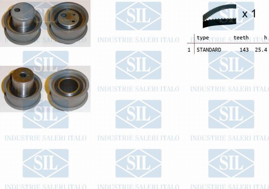 Saleri SIL TK1181 - Set curea de distributie aaoparts.ro