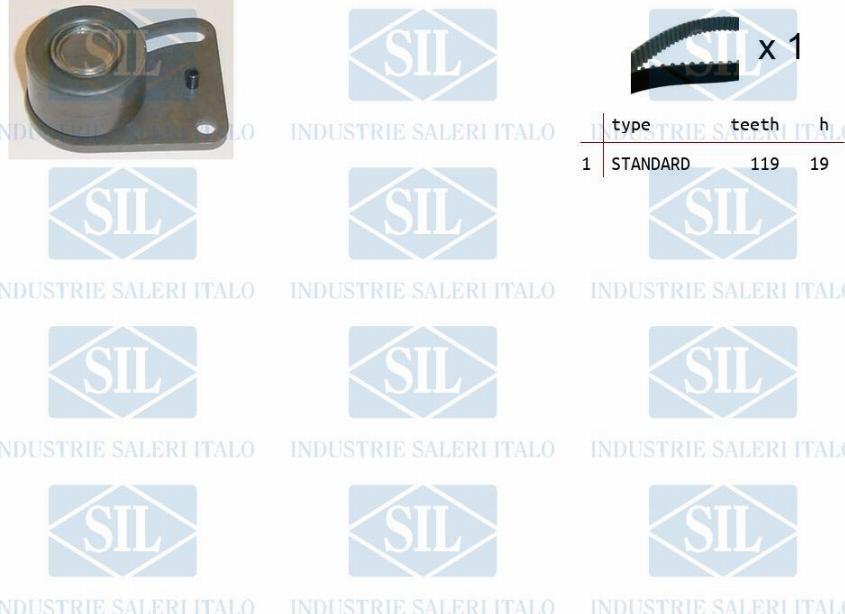 Saleri SIL TK1176 - Set curea de distributie aaoparts.ro