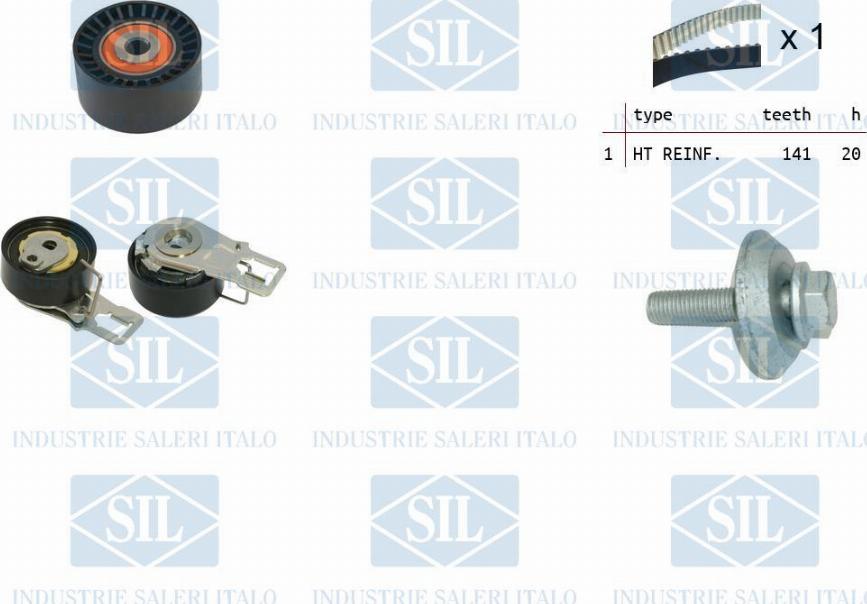 Saleri SIL TK1395 - Set curea de distributie aaoparts.ro