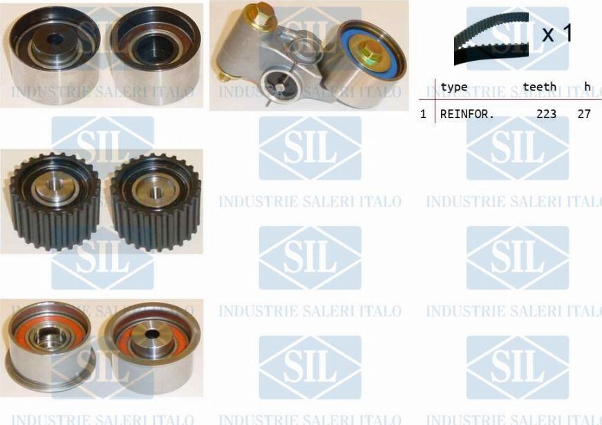 Saleri SIL TK1313 - Set curea de distributie aaoparts.ro