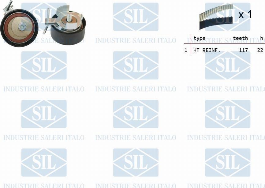Saleri SIL TK1374 - Set curea de distributie aaoparts.ro