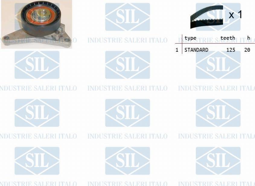 Saleri SIL TK1221 - Set curea de distributie aaoparts.ro