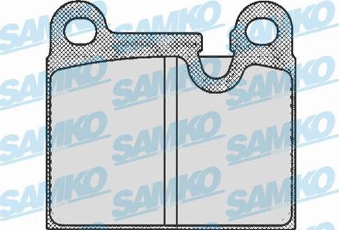 Samko 5SP432 - Set placute frana,frana disc aaoparts.ro