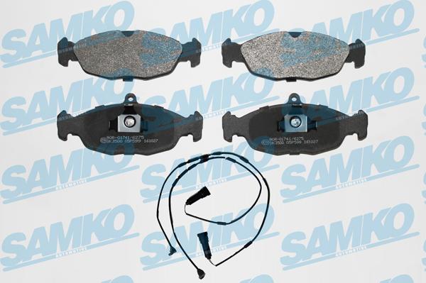 Samko 5SP599A - Set placute frana,frana disc aaoparts.ro