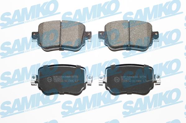 Samko 5SP1986 - Set placute frana,frana disc aaoparts.ro