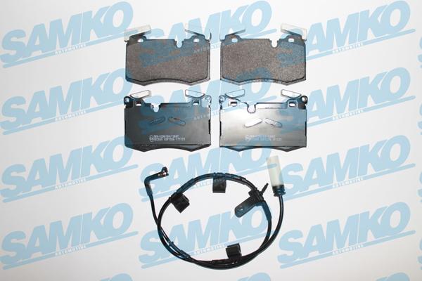 Samko 5SP1556A - Set placute frana,frana disc aaoparts.ro