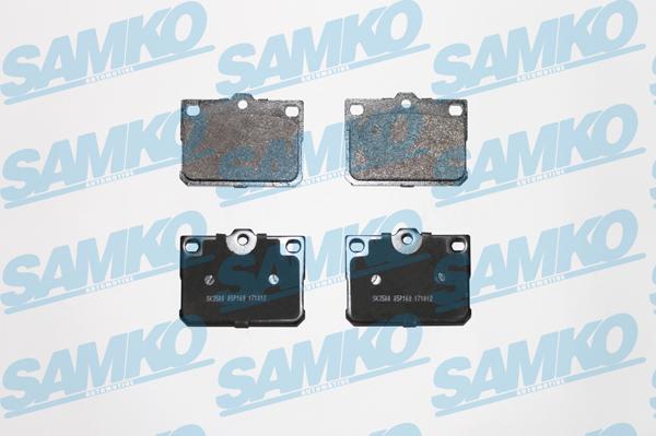 Samko 5SP169 - Set placute frana,frana disc aaoparts.ro