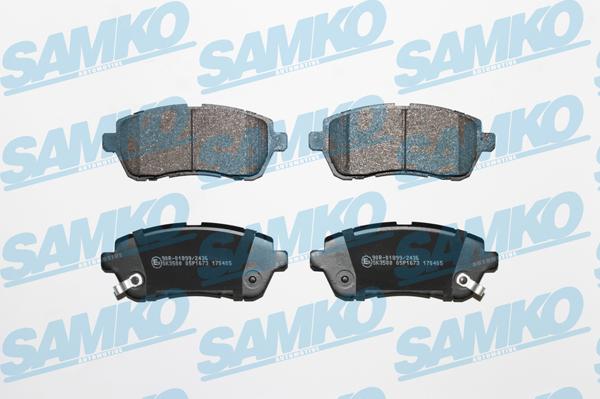 Samko 5SP1673 - Set placute frana,frana disc aaoparts.ro
