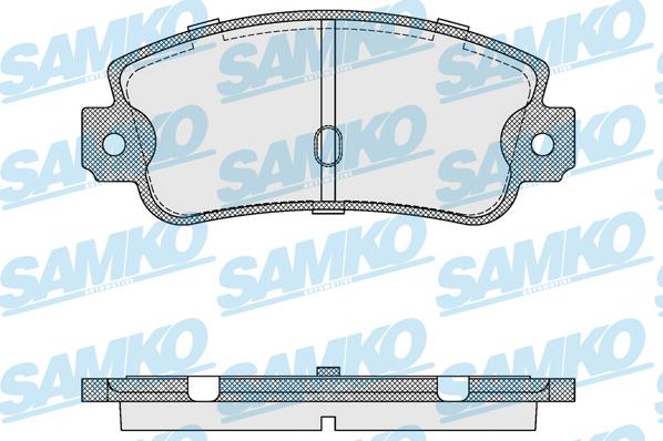 Samko 5SP106 - Set placute frana,frana disc aaoparts.ro
