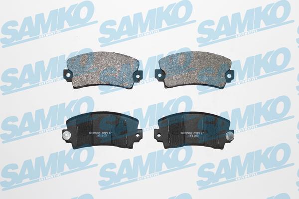Samko 5SP117 - Set placute frana,frana disc aaoparts.ro