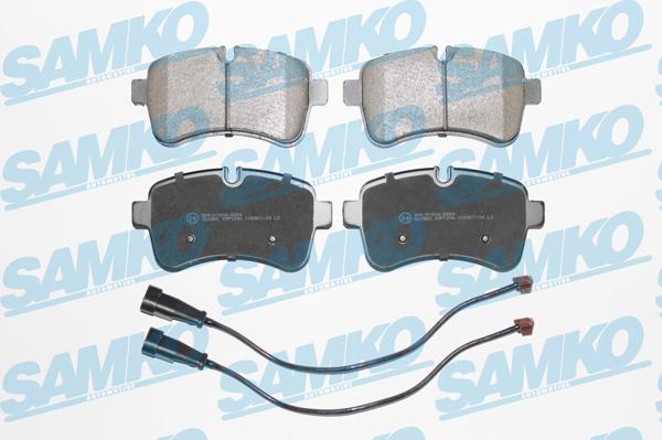 Samko 5SP1296A - Set placute frana,frana disc aaoparts.ro