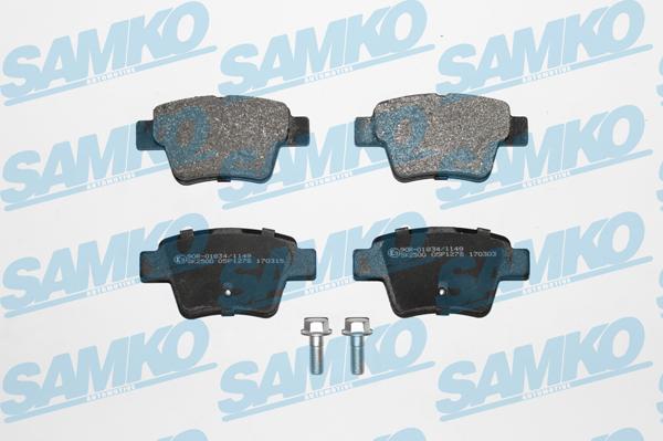 Samko 5SP1278 - Set placute frana,frana disc aaoparts.ro