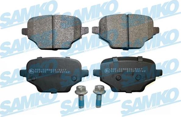 Samko 5SP2162 - Set placute frana,frana disc aaoparts.ro