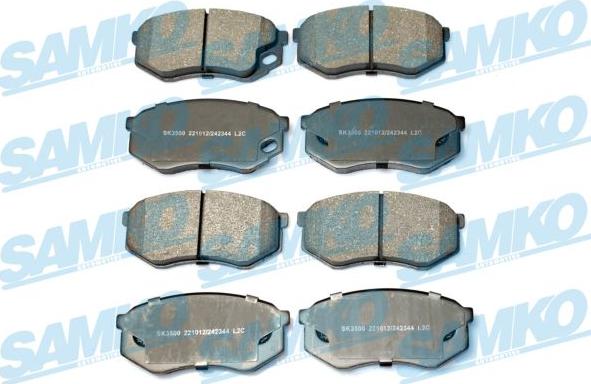 Samko 5SP2344 - Set placute frana,frana disc aaoparts.ro