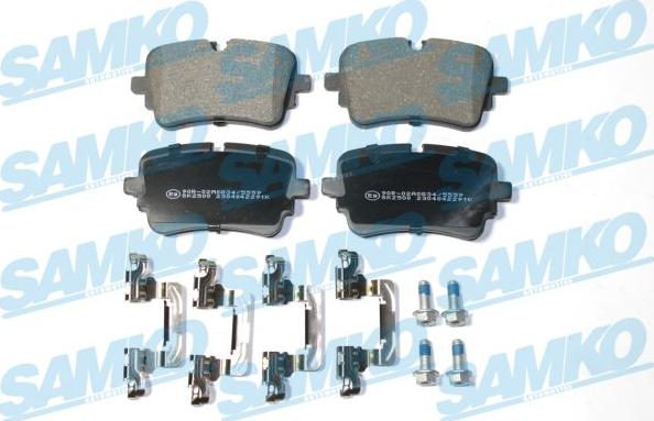 Samko 5SP2291K - Set placute frana,frana disc aaoparts.ro