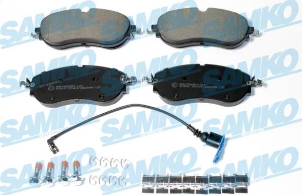 Samko 5SP2259AK - Set placute frana,frana disc aaoparts.ro