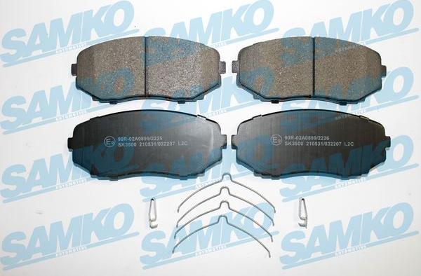Samko 5SP2207 - Set placute frana,frana disc aaoparts.ro