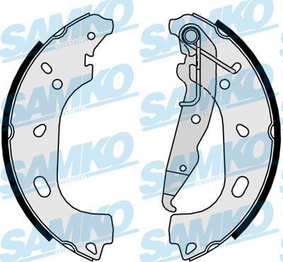 Samko 89500 - Set saboti frana aaoparts.ro